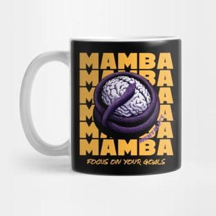 Mindset Is Everything: Mamba Mentality. The Power of a Focused Mind Is Unstoppable. Mug